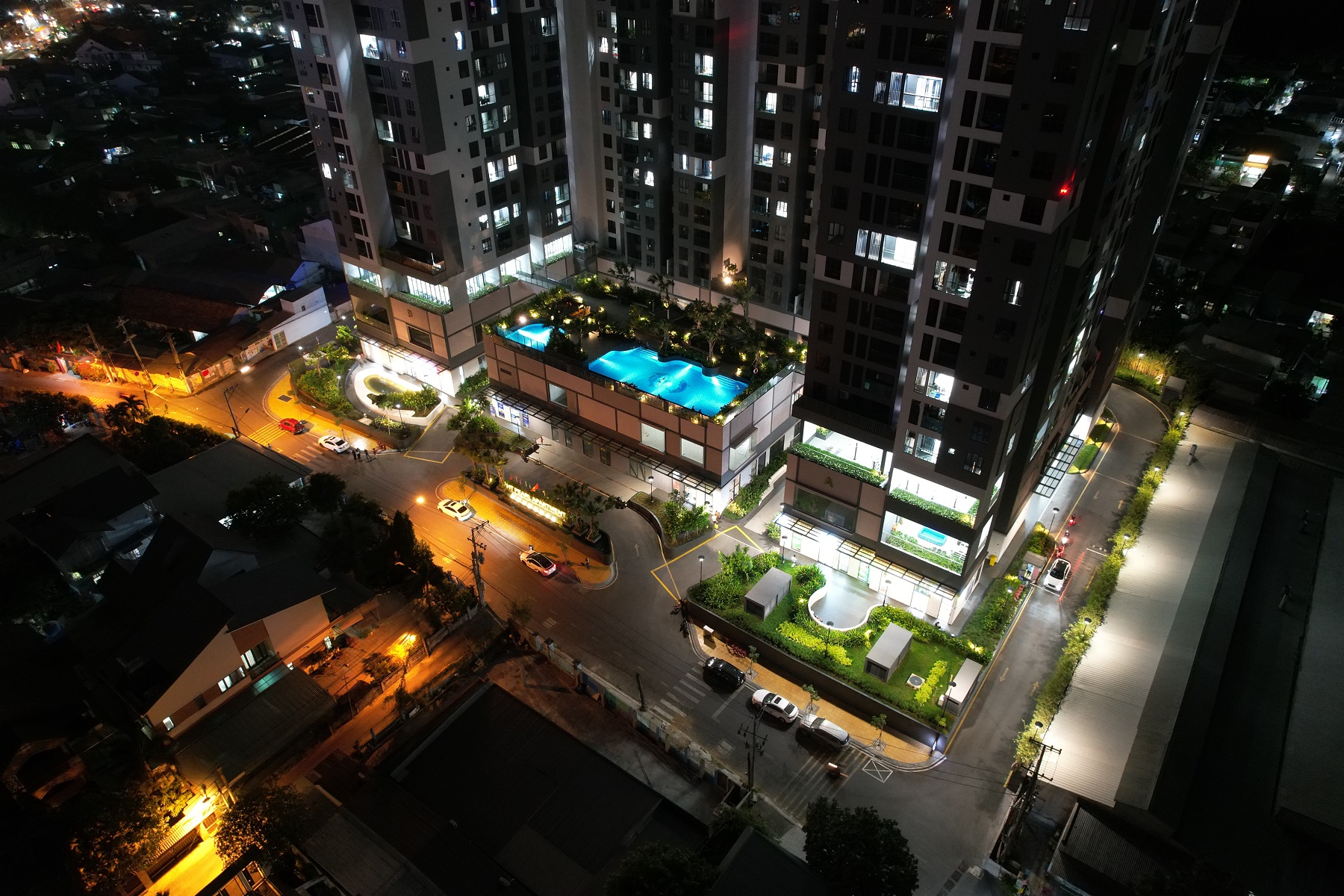 Căn hộ HT Pearl đã xây xong dọn vào ở ngay