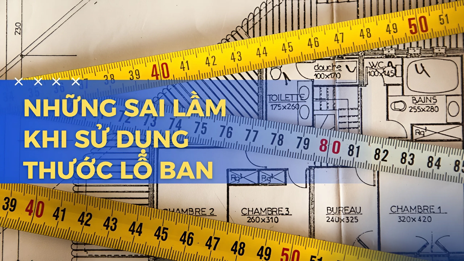 Sai lầm khi dùng Thước lỗ ban